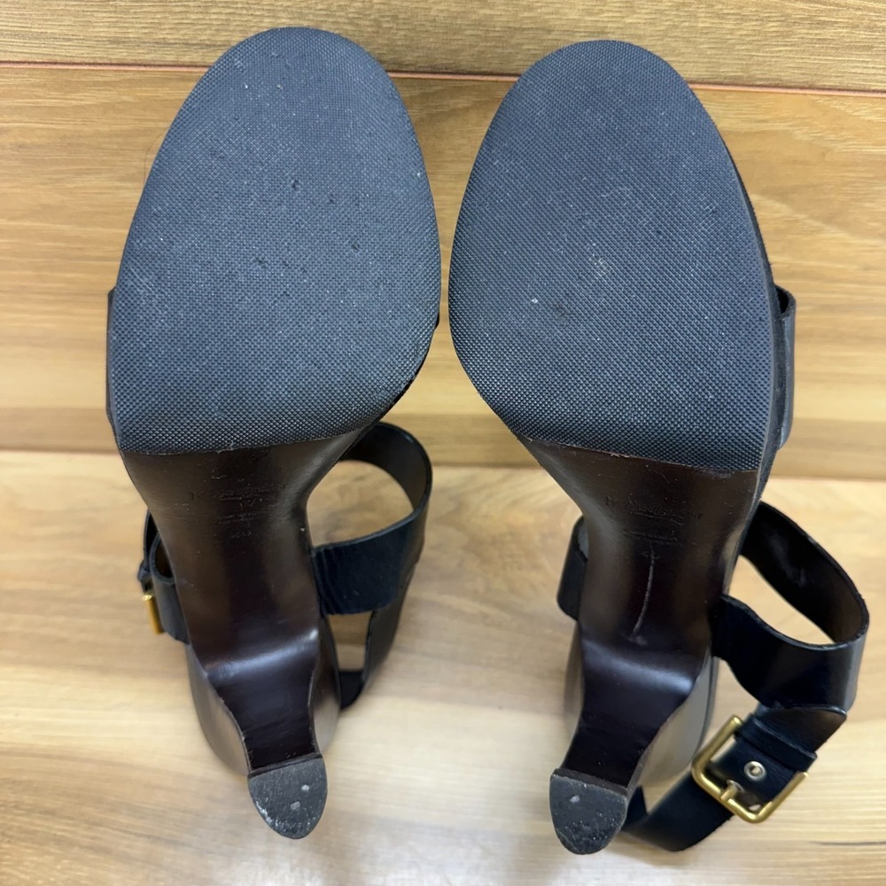 Yves Saint Laurent YSL Platform Heels Womens 10 EU 40 Y2K Slingback Sandals - Picture 10 of 11